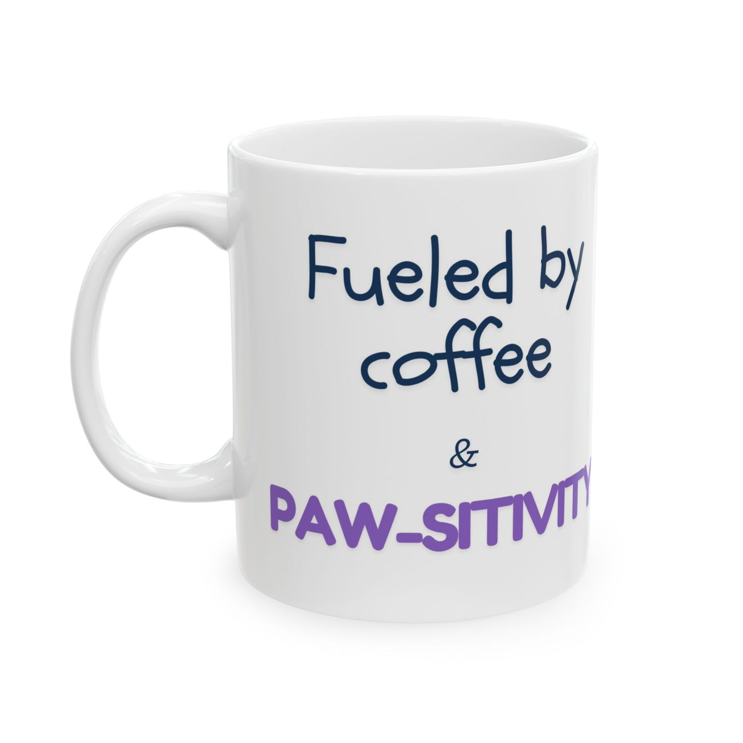 Coffee & Dog, Funny phrase, Ceramic Mug, (11oz, 15oz)